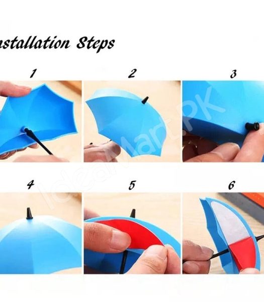 set-of-3-colorful-umbrella-wall-hooks-key-organizer-self-adhesive-decorative-storage-for-entryway-kitchen-or-bathroom-product-image