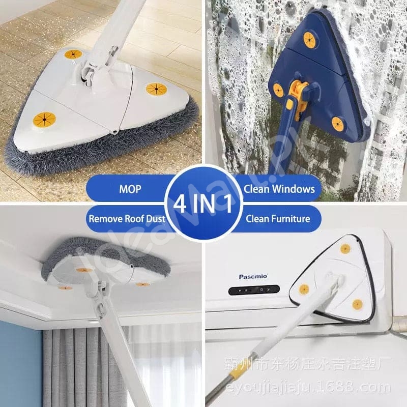 triangle-extendable-cleaning-mop-with-360-rotatable-squeeze-mop-with-telescopic-handle-for-floor-window-kitchen-toilet-cleaning-product-image