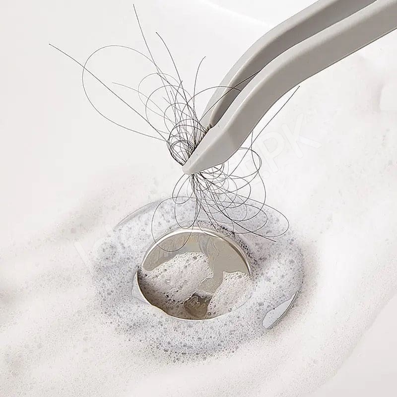 2-in-1-pp-handle-cleaning-brush-with-pet-bristles-and-integrated-hair-pickup-clip-for-bathroom-shower-drain-and-grout-scrubbing-product-image