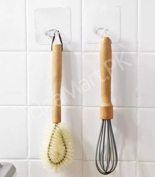 heavy-duty-transparent-adhesive-utility-hook-no-drill-wall-hanger-for-kitchen-bathroom-and-home-storage-product-image