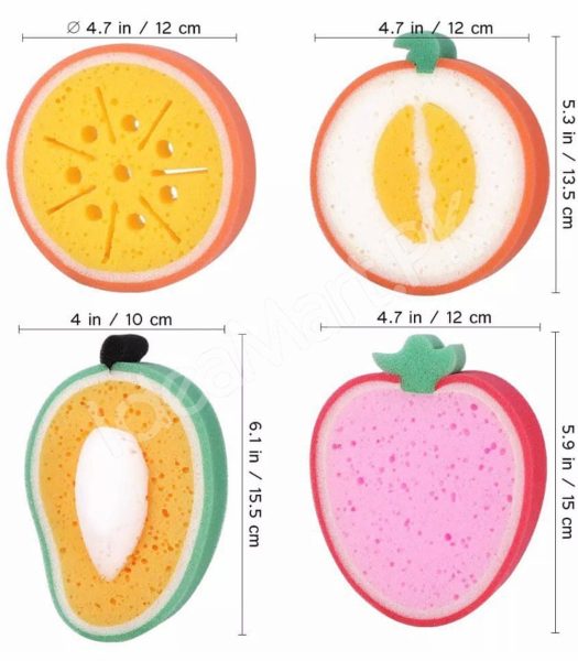 cute-fruit-shaped-dishwashing-sponge-thickened-kitchen-cleaning-dishcloths-and-bath-scrubbing-scouring-pad-for-glass-and-dishes-product-image