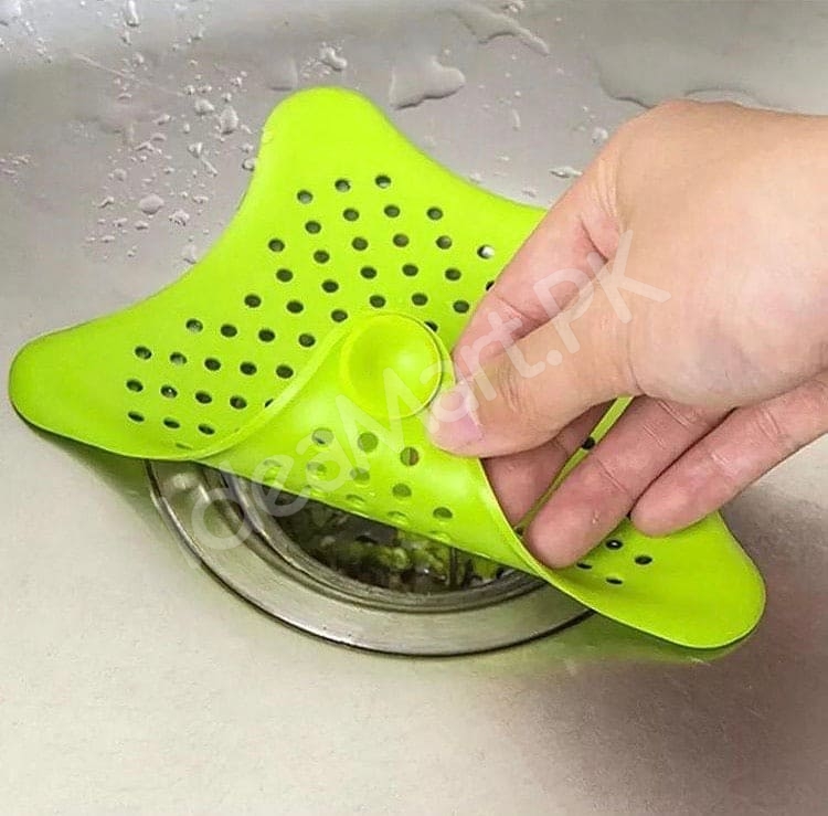 star-shaped-silicone-drain-stopper-for-bathroom-kitchen-drain-filter-bath-plug-plunger-strainer-product-image