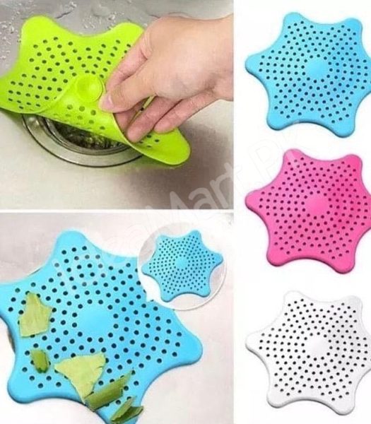 star-shaped-silicone-drain-stopper-for-bathroom-kitchen-drain-filter-bath-plug-plunger-strainer-product-image