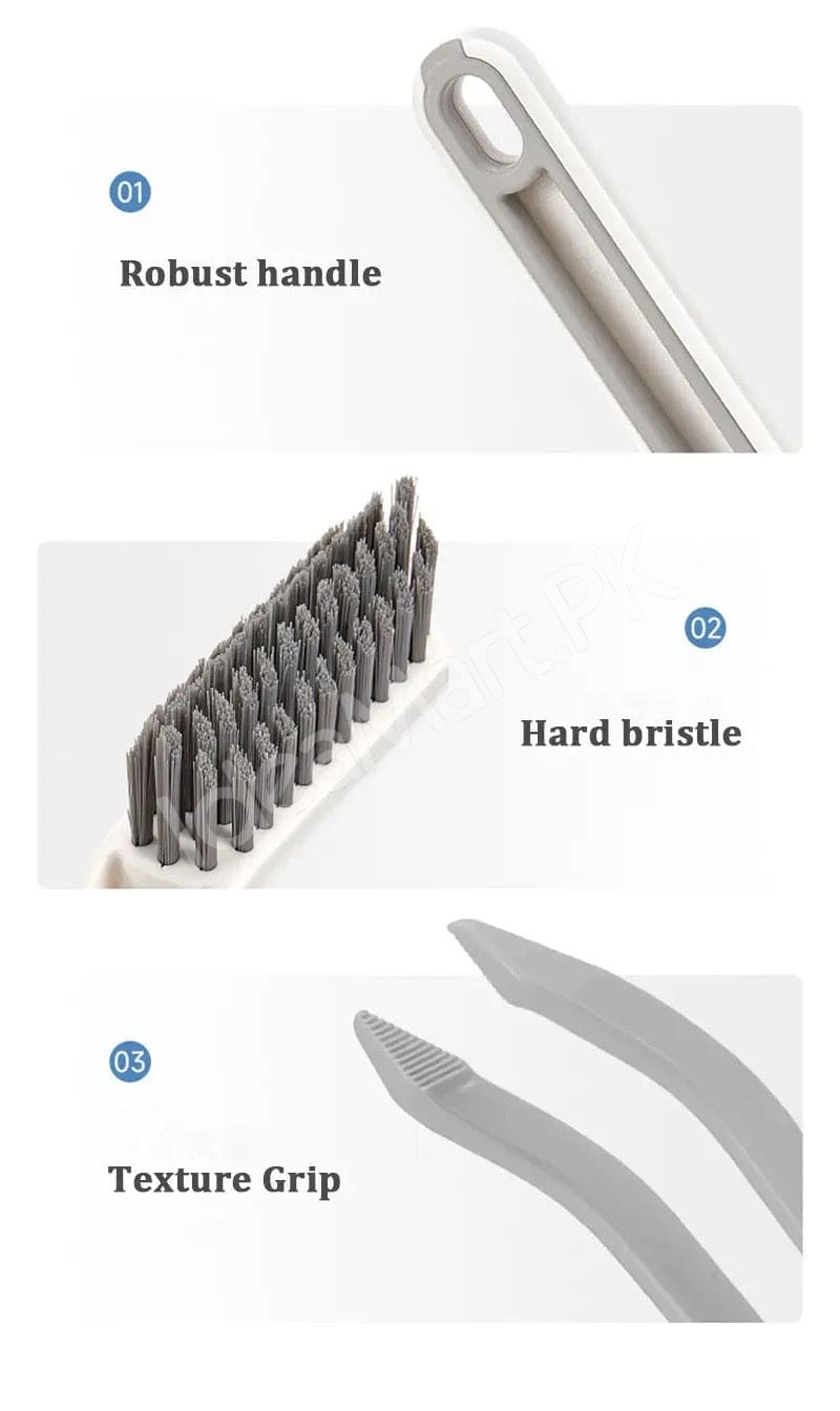 2-in-1-pp-handle-cleaning-brush-with-pet-bristles-and-integrated-hair-pickup-clip-for-bathroom-shower-drain-and-grout-scrubbing-product-image