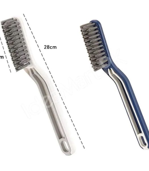 2-in-1-pp-handle-cleaning-brush-with-pet-bristles-and-integrated-hair-pickup-clip-for-bathroom-shower-drain-and-grout-scrubbing-product-image