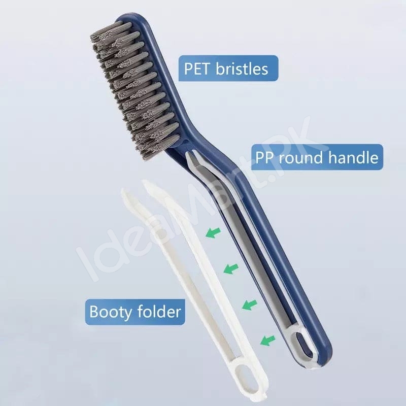 2-in-1-pp-handle-cleaning-brush-with-pet-bristles-and-integrated-hair-pickup-clip-for-bathroom-shower-drain-and-grout-scrubbing-product-image