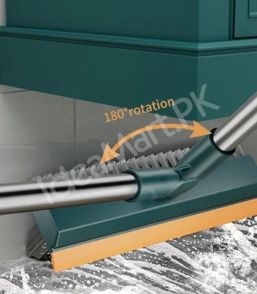 3-in-1-v-shape-stiff-bristle-scrub-brush-with-long-adjustable-handle-scraper-for-floor-grout-wall-cleaning-product-image