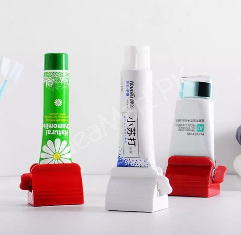 toothpaste-tube-squeezer-roller-with-manual-rotating-tube-holder-plastic-squeezer-clip-for-easy-dispensing-product-image