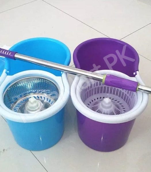 360-rotating-microfiber-spin-mop-dual-chamber-bucket-set-with-self-wringing-strainer-for-efficient-wet-floor-cleaning-product-image