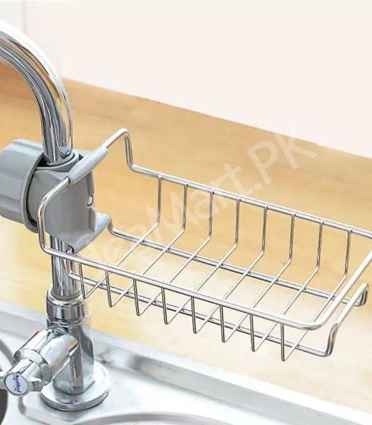 stainless-steel-sink-storage-rack-sponge-soap-dish-cloth-kitchen-accessories-organizer-product-image