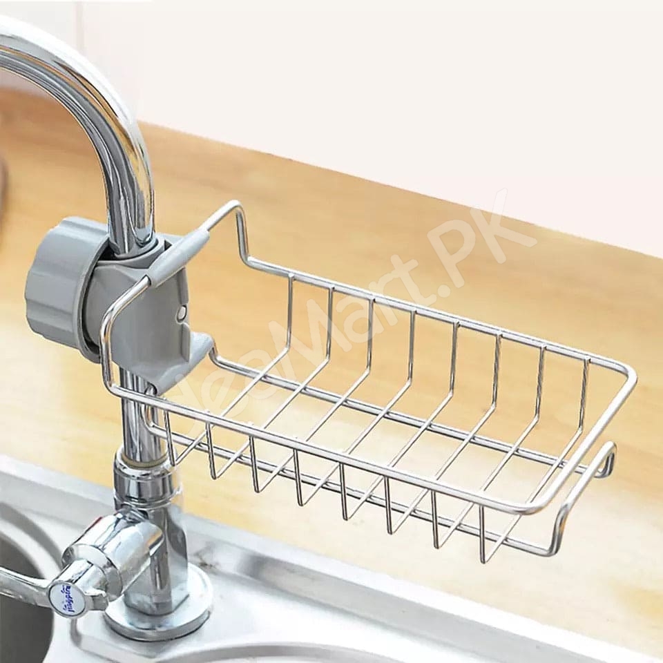stainless-steel-sink-storage-rack-sponge-soap-dish-cloth-kitchen-accessories-organizer-product-image