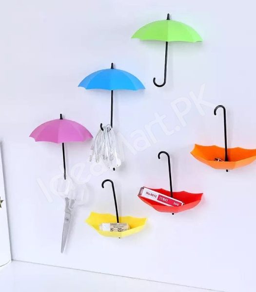 set-of-3-colorful-umbrella-wall-hooks-key-organizer-self-adhesive-decorative-storage-for-entryway-kitchen-or-bathroom-product-image