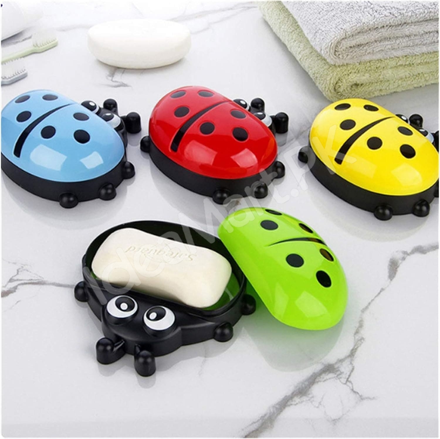 ladybug-cartoon-soap-box-with-cover-double-layer-drain-soap-dish-storage-organizer-case-for-kitchen-and-bathroom-use-product-image