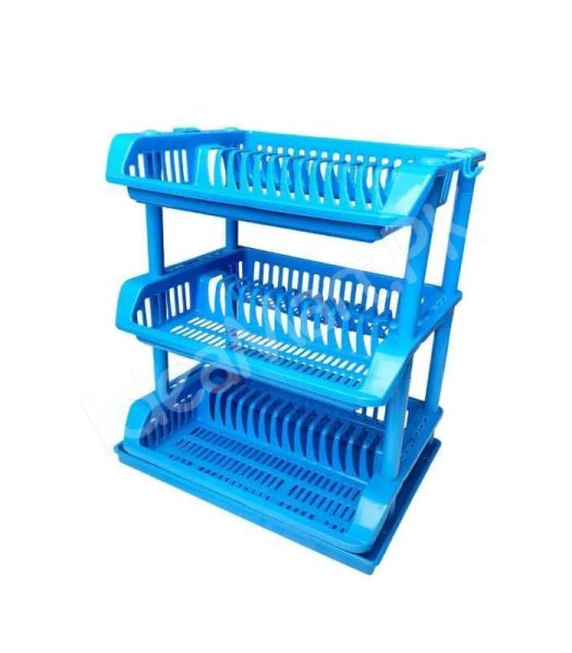 3-layer-plastic-storage-shelf-with-plate-rack-kitchen-and-bathroom-organizer-stackable-corner-shelf-for-household-use-product-image