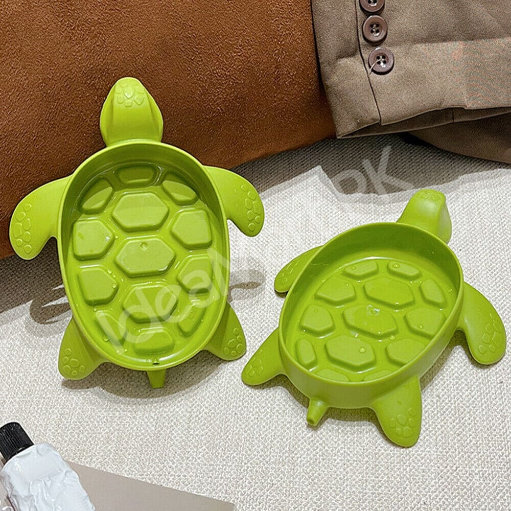 cute-green-slotted-turtle-soap-holder-dish-bathroom-countertop-shower-bar-drainer-product-image