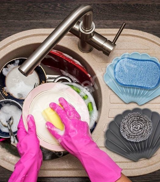 shell-shaped-self-draining-bathroom-soap-dish-for-sink-edge-countertop-quick-drying-product-image