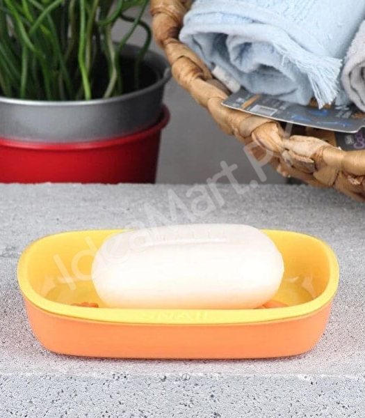 set-of-4-double-layered-snail-design-plastic-soap-dish-for-bathroom-kitchen-countertop-with-self-draining-quick-dry-feature-product-image