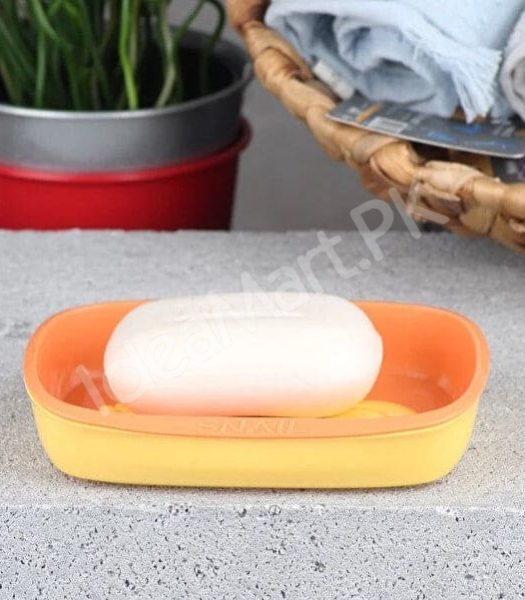 set-of-4-double-layered-snail-design-plastic-soap-dish-for-bathroom-kitchen-countertop-with-self-draining-quick-dry-feature-product-image