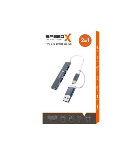 speedx-sp-utc41-2in1-4-port-usb-hub-3-0-product-image